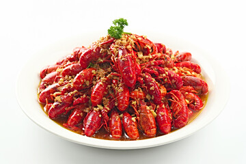 Summer food stalls: spicy crayfish with garlic sauce