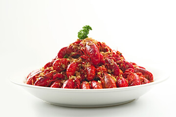 Summer food stalls: spicy crayfish with garlic sauce