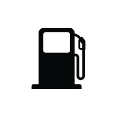 Gas station versus electric charge station vector icons. Refuel car fuel vs charge battery. Vector 10 Eps.