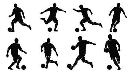 Obraz premium Dynamic soccer players in action capturing energy and athleticism