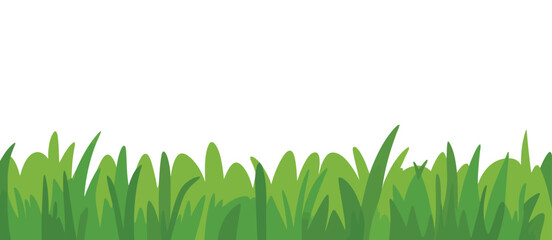 Simple Illustration of Green Grass
