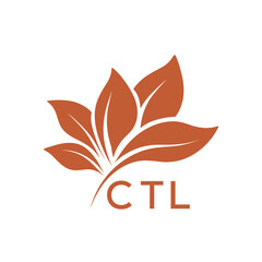 CTL Elegant Minimal Leaf Logo Design , CTL Later Logo, Clean Botanical Logo Design, Eco Friendly Business Logo Vector.
