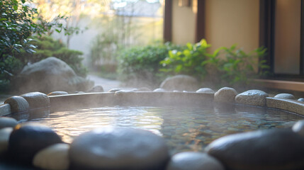 fountain in the garden