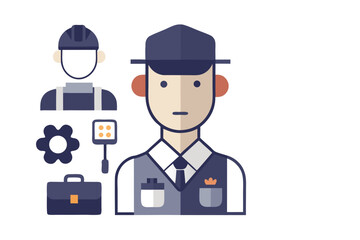 Professional Technician, Skilled Worker, Maintenance Expert Industrial Services