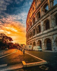 colosseum at night