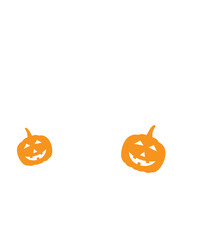 halloween pumpkin isolated on white