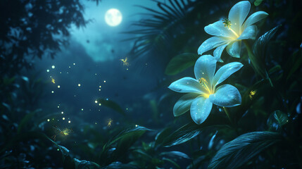 tropical flower background