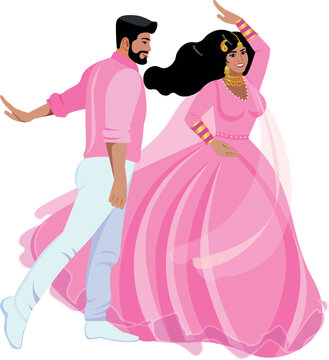 Indian sangeet couple