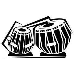 Abstract Tabla Vector Design 3