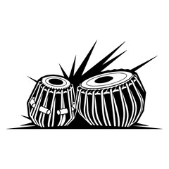 Abstract Tabla Vector Design 2