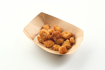 Fast food fried chicken popcorn
