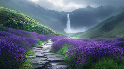 lavender field in provence france