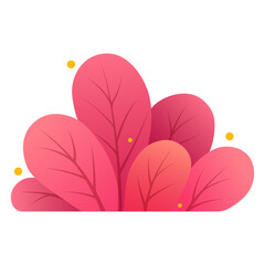 Vector cartoon image of magical plants and flowers. Concept of magical plants for potion making and witchcraft. Magic forest. Element for your design