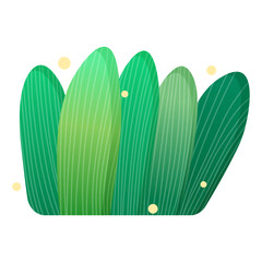 Vector cartoon image of magical plants and flowers. Concept of magical plants for potion making and witchcraft. Magic forest. Element for your design