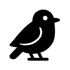 3d bird on a white background