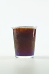 Summer refreshing coffee drink blueberry blackcurrant iced Americano