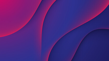 Abstract Blue Wave Background with Light Curves and Digital Design
