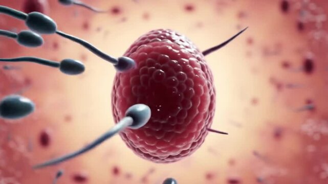 Human Fertilization: Sperm and Egg Cell Union