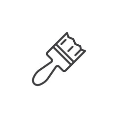 Paint Brush line icon