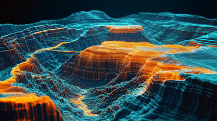 abstract technology background with binary code