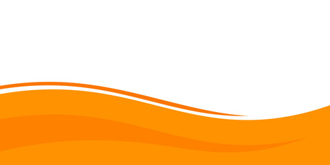 orange and white business wave banner background. overlapping vector waves background.
