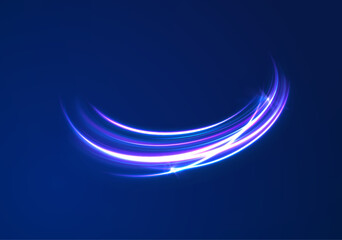 Obraz premium png vortex neon flash swirl sparkle vector trace lens brilliant white glow wave background rotation ellipse wind movement speed magic line design energy circular