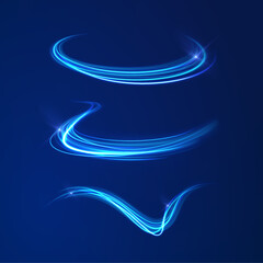 png dynamic blue glow flash line movement sparkle rotation curve background circle ellipse energy wave brilliant futuristic trace neon wind power swirl magic

