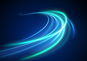 png glowing particle background with circular lens movement flash curve trace neon swirl design sparkle tornado light power vector ellipse green magic ring bright

