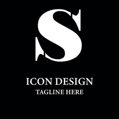 Letter S logo template Modern elegant logotype