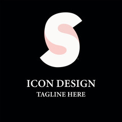 Letter S leaf logo design
