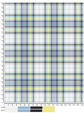 Blue and white plaid seamless fabric textile background