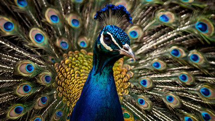 Obraz premium close up of peacock