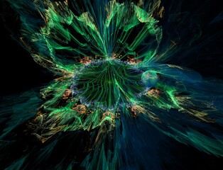 Fototapeta premium Imaginatory fractal abstract background Image