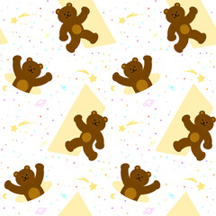 When Bear Becomes a Door Pattern - Yellow