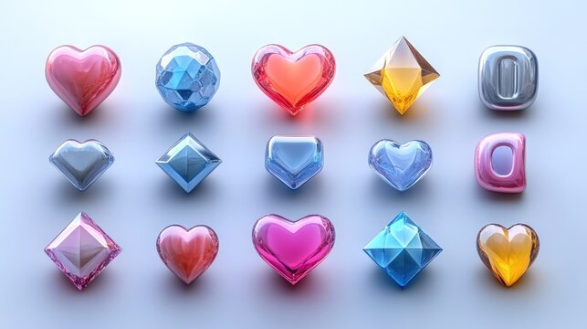 Colorful geometric shapes