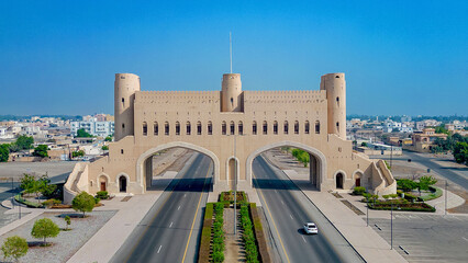 Fototapeta premium Gate Town Shinas - Oman Muscat