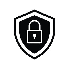 Secure Shield Icon Protection, Safety, Privacy, Security, and Confidentiality Symbol. set of shield icons, shield black and white icon set, safety shield icon set, armor sign icon, shield label classi