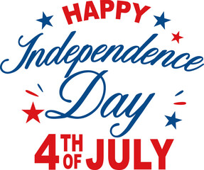 4th of july independence day Scalable SVG Vector Graphic with Editable Paths and Layers for Web, UI Design, Digital Art, and Print Applications