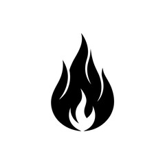 Fire Element Icon Vector Flat and Clean Look