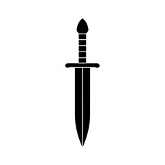 Ritual Dagger Icon Vector Flat and Clean Look