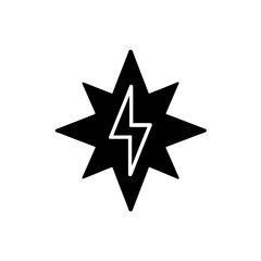 Fototapeta premium Energy Shift Icon Vector Flat and Clean Look