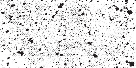 Dirty or dust film grain speck grit grunge overlay on  grain dot white paper noise texture with distress effect vector illustration pattern background