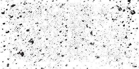 Dirty or dust film grain speck grit grunge overlay on  grain dot white paper noise texture with distress effect vector illustration pattern background