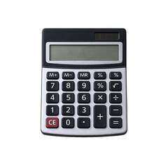 calculator isolated on white