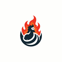 Fire god logo