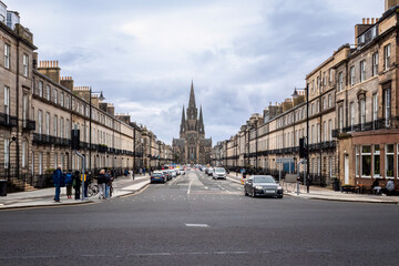 Edinburgh cityscape, Scotland