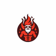 Fire god logo