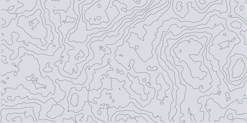  Geographic Contour Lines on Beige Background 