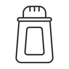 Sodium Icon Outline Style. Vector Illustration Design