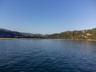 ocean in the mountains in brazil